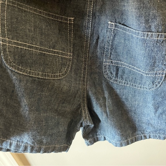 Carhartt little toddler girls denim cotton short bib overalls Size 3T - Picture 4 of 10